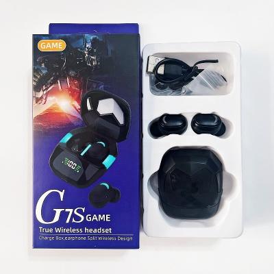 China Genuine Headband G7S TWS Low Latency Gaming Headset 5.1 Earbuds Noise Reduction LED Display Earbuds Wireless Headphones for sale