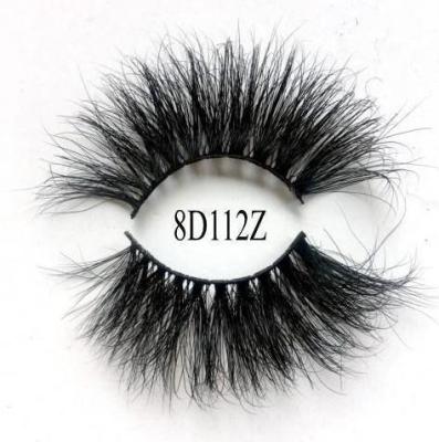 China Custom Long 2022 Real Natural Mink Lashes Package 8D 100% Private Logo for sale