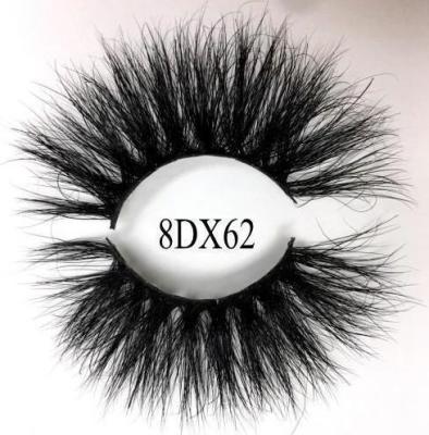 China FLEXIBLE COMFORTABLE REUSABLE DURABLE 20mm-25mm Strip Fluffy Mink Lashes Private Label 100% Handmade With Eyelash Box Packing for sale