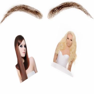 China Best Price Tapered Wholesale False Eyebrows, Real Hair Eyebrows, Cheap Real Hair Extensions for sale