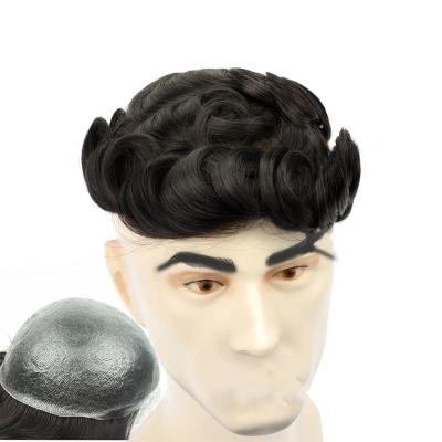 China 50 best price men hairpieces, hair replacement men, wigs for men for sale