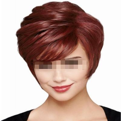 China Come right over braided shoudler thin mono lace synthetic wig for sale