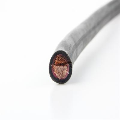 China Welding Machines 300/500V YH Copper Conductor PVC / Rubber Insulated Electric Welding Cable 10mm 16mm 25mm for sale