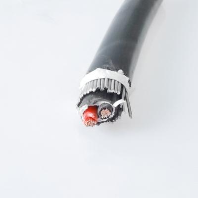 China 0.6/1KV PVC/Copper Steel Wire Armored Flexible Power Cable DC Power Transfer Cable 2*6MM2 for sale