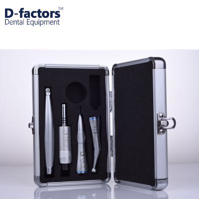 China Dental supplies 1 metal high and 1 low dental handpiece with LED dental handpiece for sale