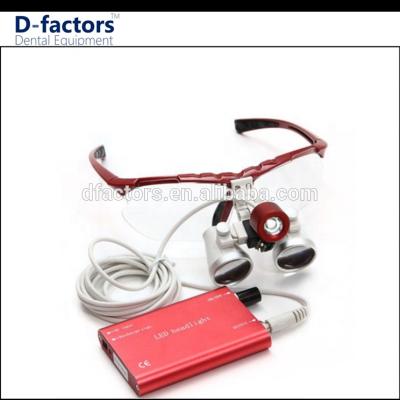 China Heine Dental Surgical Loupes / TTL Dental Surgical Loupes With Led Headlamp For Dental Clinic E-20170316002 for sale