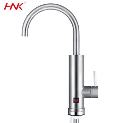 China Hotel Stainless Steel Sink Mixer Electric Instant Hot Water Heater Faucet for sale