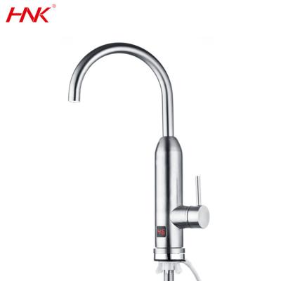 China Instant Electric Tankless Continuous Hot Water Heater Kitchen Faucet Heating Water Stainless Faucet With Temperature Display for sale