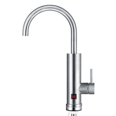 China Electric Faucets 3C/CE Single Handle Stainless Steel Thread Finishing Electric Tankless Heating Faucet for sale