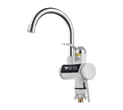 China 220V 3000W Household Basin Sink Heater Faucet with Instant Electric Water Heater Faucet Temperature Display for sale