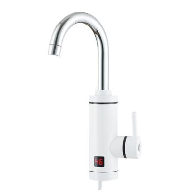 China 3C/CE 220V 5s Digital Electric Kitchen Water Faucet Water Tap Wall Mounted Instant Heating Faucet for sale