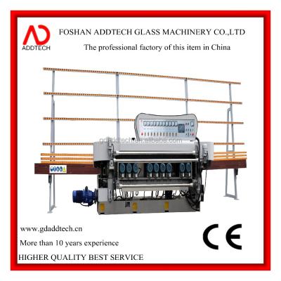 China 10 Axis Glass Beveling Machine / CE 30*30 Mm Glass Polishing Machine for sale