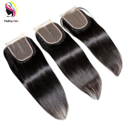 China Can be changed the design to any texture as you like 4x4 5x5 6x6 13x4 13x6 Brazilian straight cuticle aligned pre plucked swiss transparent hair hd lace closure and bandeau for sale