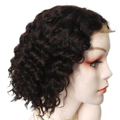 China Can be changed the design to any texture as you like 2x4 Lace Front Human Hair Wigs Transparent Brazilian Remy Deep Wave HD Lace Wigs Full Lace Wigs for sale