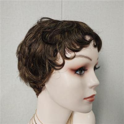 China Machine Made Short Cut 1B 30 Color Bob Brazilian Pixie Bob Ready To Ship Peruvian Hair Wig With Bang for sale