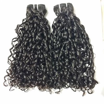 China Can be changed the design to any texture as you like Wholesale Pixie Curl Natural Color Cuticle Aligned Brazilian Virgin Hair Bundles Extension For Black Women for sale