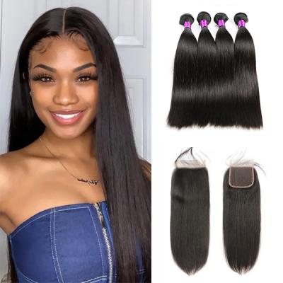 China Can be changed the design to any texture as you like Cheap Brazilian Cambodian Straight Mink Seller Grade 7A Virgin Cuticle Aligned Hair Extension Weave Bundle With Closure for sale