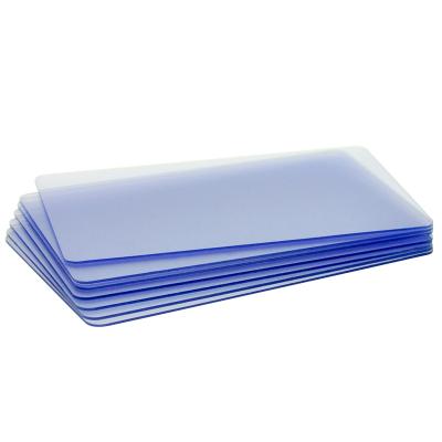 China Waterproof/Waterproof PVC Clear Transparent Blank Card Printable for sale