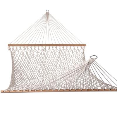 China Sale modern well handwoven new type polyester rope mesh hammock for sale