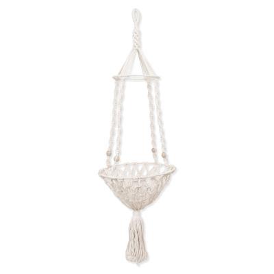 China BODI modern macrame cat hammock woven dog bed macrame wall cat swing cat lover gifts cute hanging boho crochet rope hammock chair for sale