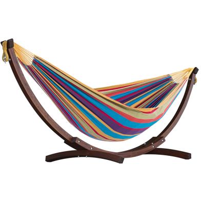 China BODI Modern Solid Combo Wooden Hammock Stand Swing Portable Wood for sale