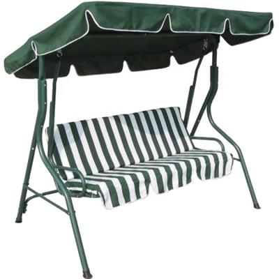 China Modern BODI 3 Seats Canopy Swing Chair Patio Garden Swings with Canopy Convertible Roof for Outdoor Backyard and Deck for sale