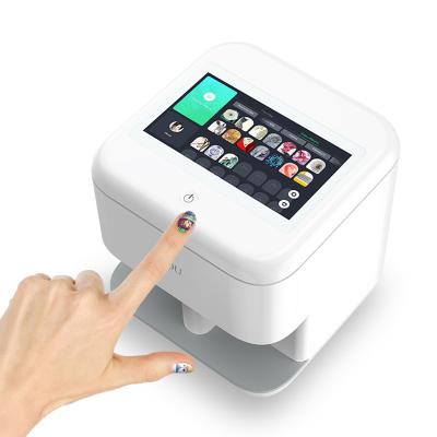 China Beauty Salon+Home Multifunctional Portable Magic Nail Art Printers 3d Smart Professional O2 Nails Digital Mobile Screen High Quality Nail Printer for sale