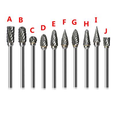 China Tungsten Carbide Goldsmith Jewelry Making Tools Dental Tools Machine Tools Tungsten Carbide Rotary Burs Set for sale