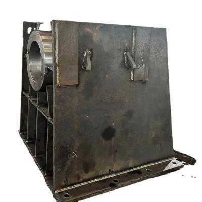 China Frame Part Quality Control Fabricate Steel / Thick Plate Welding Construction Parts / Steel Structure Fabrication for sale