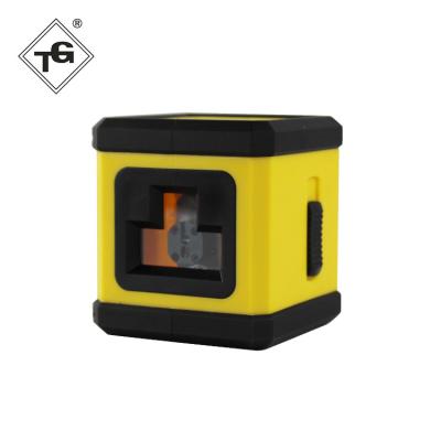 China TG102 Mini Cross Line Laser Leveling Laser Instrument Level Red/Green 7x7x7.5cm for sale