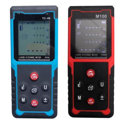 China Intdoor Laser Distance Meter Range Finder 40m 60m 80m Outdoor Electronic 100m Band Ruler Tester DIY Tool for sale