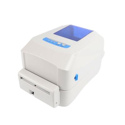 China White 203 dpi Thermal Transfer Barcode Label Printer Desktop Barcode Printer for sale