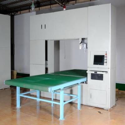 China Vertical Wire CNC Foam Cutting Machine For Rock Wool / EVA Foam / Rebonding Foams for sale