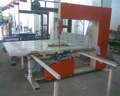 China Manual Semi - Automatic EPE Vertical Foam Cutting Machine For Pillow / Foam Sheet for sale