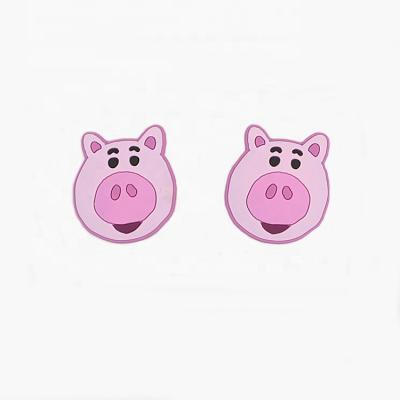 China custom embossed 3D logo making silicone patch for sale