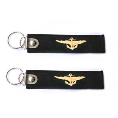 China Eco - Friendly Car Logo Wholesale Importer Embroidered Key Chain for sale