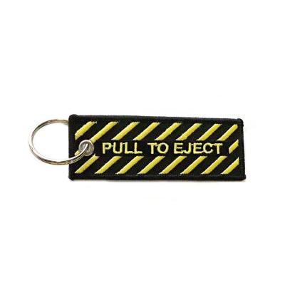 China Eco - Friendly Logo Embroidery Pilot Helicopter Key Chain For Gift for sale