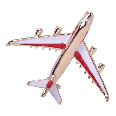 China Custom Aircraft Pin Badge Airplane Fighter Plane Wing Pin Metal Airplane Lapel Pin Europe Free Sample Metal Gold 3D Pin for sale