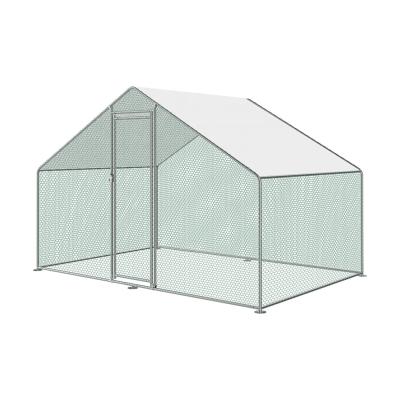 China Breathable Walk In Metal Cages Outdoor European Chicken Run Cage Family Use Cages For Chicken for sale