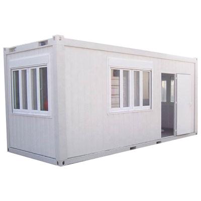 China Modern Flat Pack Camouflage Modular Install Container House Construction Site Dining Room for sale