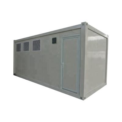 China Modern flat pack camouflage modular install container house construction site washroom washroom public toilet for sale