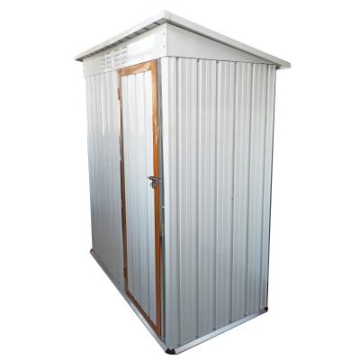 China Outdoor Waterproof Garden Shed Tool House Small 3*5 Feet Easily Assembled Storage Warehouse With or Without Base for sale