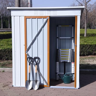 China Easily Assembled 3*5 Legs Sturdy New Style Buildings Cheap Metal Garden Shed for sale