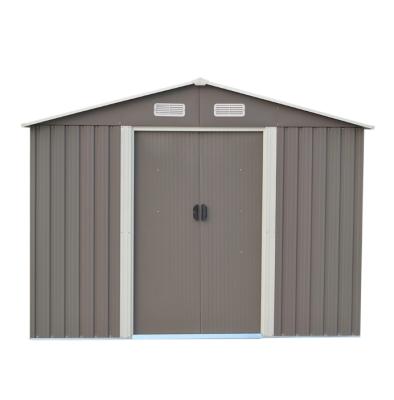 China Easily Assembled Metal 8X4FT Galvanized Steel Garden Shed With CE for sale