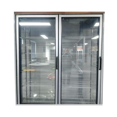 China Commercial Refrigerated Showcase Door Quality Island Freezer Glass Door Customized Lead Glass Door for sale