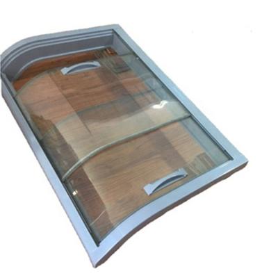 China High Quality Commercial Chest Freezer Glass Door PVC Sliding Glass Door Fridge Parts Frames For Fridge for sale