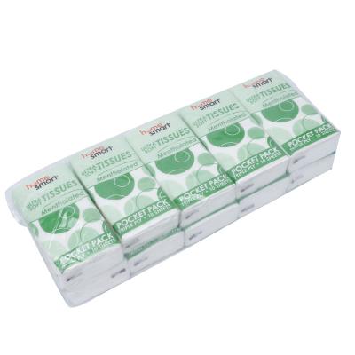 China 100% Virgin White 10Sheets Ply Pocket Tissue Mini Pocket Tissue for sale