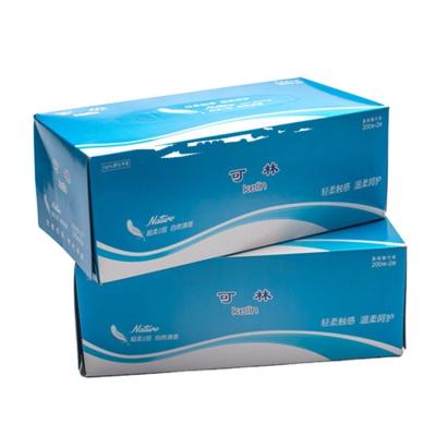 China Box Tissue BNT Virgin Wood Pulp Wholesalers Recycled Box Facial Tissue Paper for sale