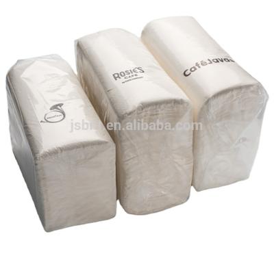 China Hotel restaurant pure wood pulp hand tissue paper 2 ply custom embossing hand embossing paper towel for sale