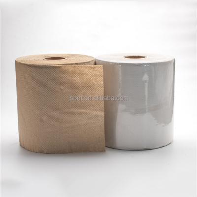 China Virgin Wood Pulps Factory Customized Soft Virgin Pulp Kitchen Hand Roll Towel Disposable Paper for sale